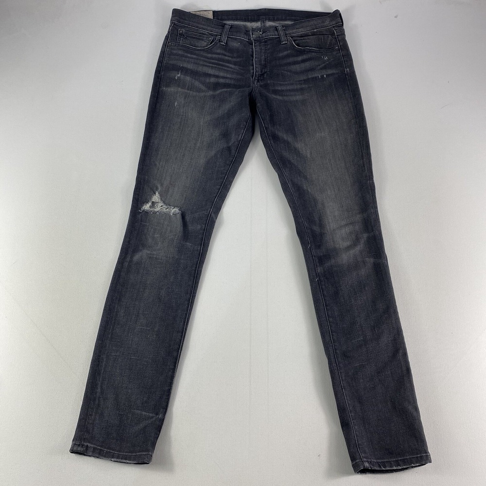 Polo Ralph Lauren Tompkins Super Skinny Jean High Rise Black Size 31